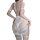 Seductive lace bodysuit with open-crotch and embroidered detail – sexy boudoir outfit for adults, featuring sheer fabric and ...