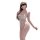 Woman in white lace bodysuit with sheer mesh and cut-outs, from pure allure collection.