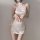 Seductive lace lingerie set featuring a delicate silk qipao with intricate lace details, perfect for a sensual and elegant lo...