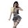 Seductive lace mesh jk uniform set featuring a sexy no-remove bodysuit with tie detail, perfect for adults.
