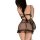 Seductive lace sheer bodysuit for women, featuring delicate polka dots and elegant design, perfect for home wear with pure te...