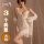 Seductive lace sheer sleepwear set - sexy transparent nightgown & matching cami, plus size erotic lingerie, 200 3
