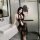 Seductive lace sleep dress featuring sheer floral design, vintage allure, perfect for plus-size women seeking elegance and co...