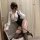 Seductive leather secretary costume set - teacher role play outfit for adults, featuring a black leather dress with cutouts, ...