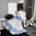 Seductive maid costume lingerie set featuring a charming white dress with blue accents, perfect for couples seeking sexy role...