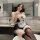 Seductive maid costume set featuring sexy lace and mesh sleep dress with black stockings, perfect for women seeking allure an...