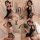 Seductive maid costume sleepwear: modest yet sexy uniform-style lingerie set for women, featuring no-remove design.