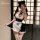 Seductive maid costume sleepwear - sexy uniform lingerie set, pure temptation cosplay outfit for adults