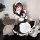Seductive maid costume for women - sexy cosplay uniform with removable design, pure temptation lingerie outfit featuring eleg...
