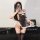 Seductive maid costume set for women, sexy & cute lingerie outfit with no-remove design, pure temptation ensemble