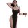 Seductive nun costume set featuring a lacy sheer mesh skirt, perfect for cosplay and adult fun.
