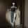 Seductive nun costume lingerie featuring a sexy high-slit lace bodysuit with sheer cutouts, perfect for cosplay and role play...