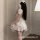 Seductive nurse costume set - sexy cosplay uniform with detachable sleep dress, pure temptation role play outfit