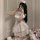 Seductive nurse costume set featuring a charming maid outfit with detachable sleep dress, perfect for cosplay and role play.