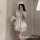 Seductive nurse costume set - sexy cosplay uniform with detachable sleep dress, pure temptation role play outfit