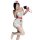 Seductive nurse costume for women featuring a sexy tight-fitting outfit with a pencil skirt, perfect for live streams and clu...