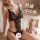 Seductive open-crotch bodysuit for women – pure & tempting lingerie with lace detailing, small-bust enhancing design, and no-...