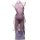 Seductive purple cheongsam lingerie set - sheer mesh split dress with ties, no-remove design