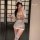 Seductive secretary costume lingerie set with white apron, stockings, and nurse hat for playful couples sleepwear.