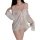 Seductive sheer chiffon sleepwear set with delicate lace trim, no-remove design, perfect for pure and tempting nightwear.