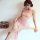 Seductive sheer lace sleepwear set featuring a passionate costume-inspired sensual nightgown and matching bralette, perfect f...