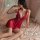 Seductive silk qipao sleepwear for women, sexy slit nightgown, no-remove lingerie dress, elegant design with smooth texture