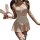 Seductive sleepwear set: provocative naughty lingerie with bunny ears & bow accents – perfect for couples themed bedroom o...