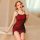 Seductive slim-fit flirty lingerie dress for small bust women - elegant date night outfit, featuring elegant design and flatt...