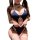 Seductive womens lingerie set - provocative naughty uniform style sleepwear & swim-inspired temptation outfit featuring deep ...