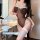 Sensual american-style busty bodysuit - sexy strapless tight-fit lingerie outfit, no-remove uniform dress