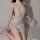 Sensual cheongsam lingerie set - backless lace bodysuit with high slit & halter neck for date night