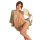 Sensual chinese vintage silk lingerie set - hanfu-inspired sheer sleepwear for women, no-remove design