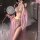 Sensual exotic princess vintage chinese-style dance costume - seductive hanfu-inspired lingerie dress set featuring glittery ...