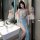Sensual hanfu lingerie set featuring vintage embroidery, elegant design, and provocative style, perfect for romantic occasion...