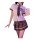 Sensual jk lingerie set featuring a japanese schoolgirl style with a pleated skirt, perfect for roleplay costumes.