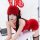 Sensual lace bodysuit set featuring a cute bunny headband, perfect for pure temptation sleepwear or uniform style outfits.