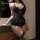 Sensual lace bodysuit for plus size women, featuring a provocative backless design with reveal, elegant and comfortable sleep...