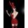 Sensual lace bodysuit paired with sheer mesh mini dress, featuring bunny ears for a provocative and naughty look. perfect for...