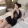 Sensual lace lingerie set featuring sheer bodysuit and matching sleepwear, perfect for plus-size women seeking elegant and se...