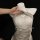 Sensual lace sleep dress with drawstring waist, slim-fit lingerie on mannequin.