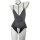 Sensual lace sleepwear set featuring a halter top with deep v-neckline and flared skirt, perfect for intimate nights.