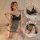 Sensual leopard print lace slip dress for women, featuring lace detailing and a side slit design, perfect for intimate wear w...
