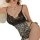Sensual leopard print lace slip dress for women – pure temptation sleepwear with side slit & no-remove design