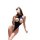 Sensual lingerie set for women: pure & playful erotic outfit, no-remove naughty uniform style with heart detail.