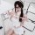 Sensual Modest Bunny Girl Outfit - Pure & Tempting Women's Crop Top Corset Set, Sexy Sleepwear Costume - Product Image