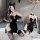 Sexy maid costume featuring a sensual plum blossom embroidered high-slit backless cheongsam set with black stockings and cat ...
