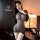 Sensual plus size mesh bodysuit with open-crotch design - sexy lace thong bodysuit for women, featuring sheer fabric and eleg...