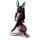 Sexy bunny mask bodysuit with sheer mesh design, open-crotch style, lace thong detail for women.