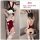 Sensual velvet lace bunny costume - seductive open-crotch bodysuit featuring bunny ears, lace details, and stockings; perfect...