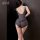 Sensual yoga skirt lingerie - japanese-style pure-temptation workout dress with open-crotch design